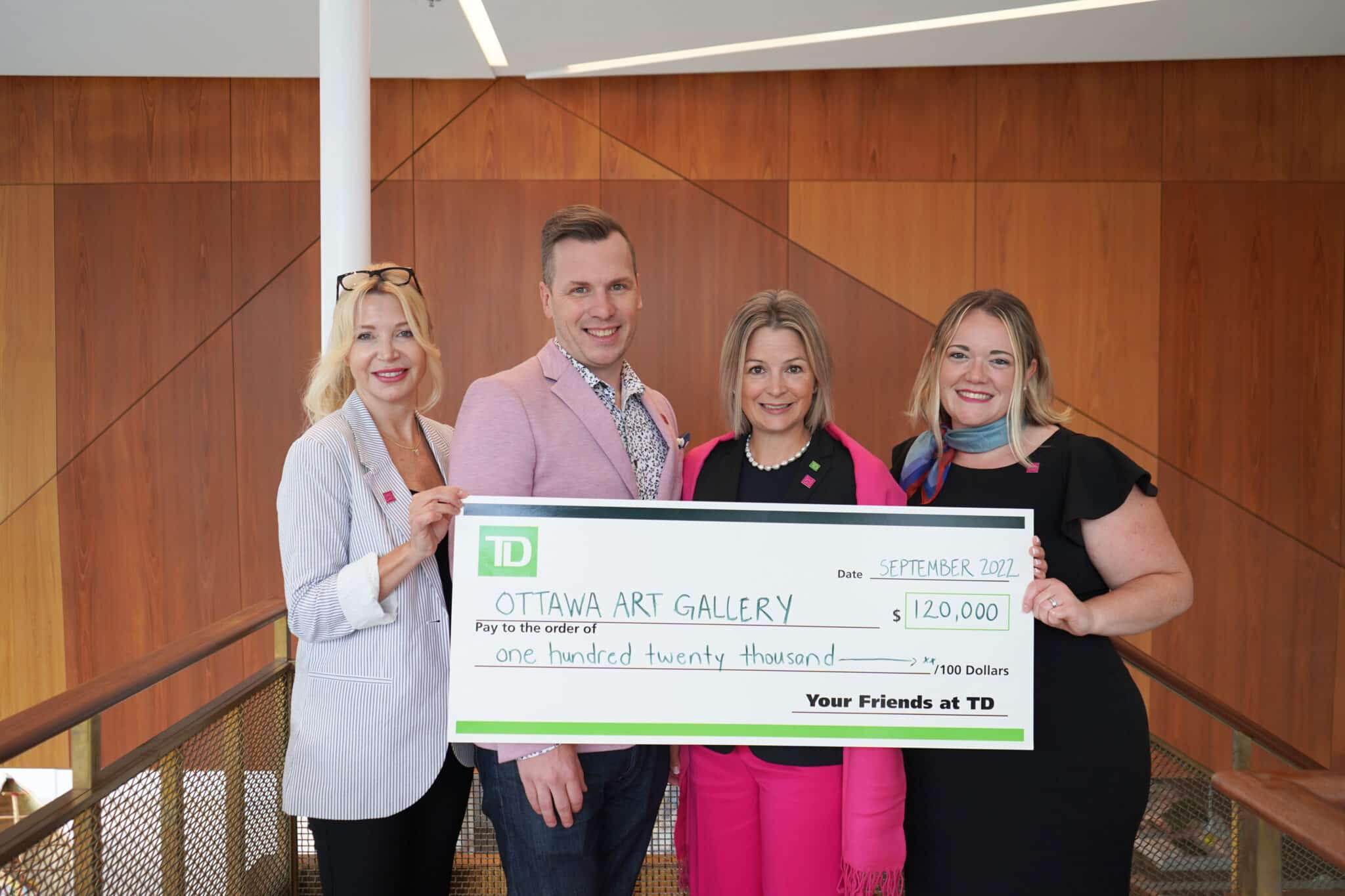 Ottawa Art Gallery and TD Announce Funding for Creative Space 