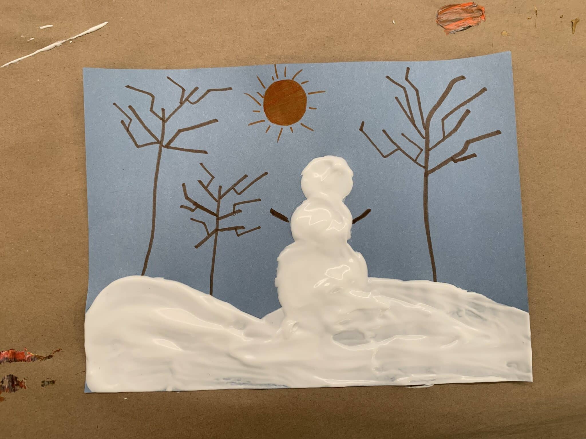 Family Day DIY Craft – Fluffy Winter Landscapes