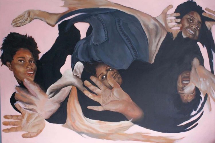 Jayda Murray, So-won (coréen), 2026, acrylique sur toile, 91,44 x 121,92 cm