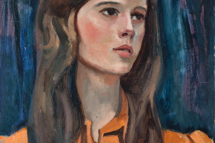 Robert S. Hyndman, Margot, 1970, Huile sur carton, 45,7 x 35,6 cm. Collection de la Galerie d’art d’Ottawa ; don de Brydie Hyndman et Margot Mann, 2018