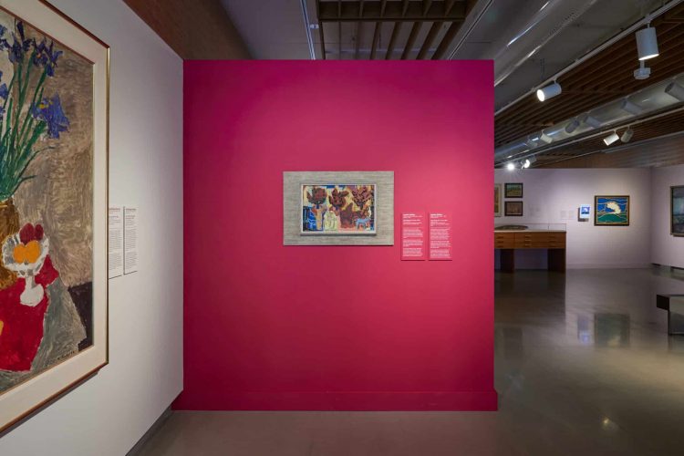 Installation view, Reference Point: Recent Historical Acquisitions, OAG, 2023. Photo: Rémi Thériault