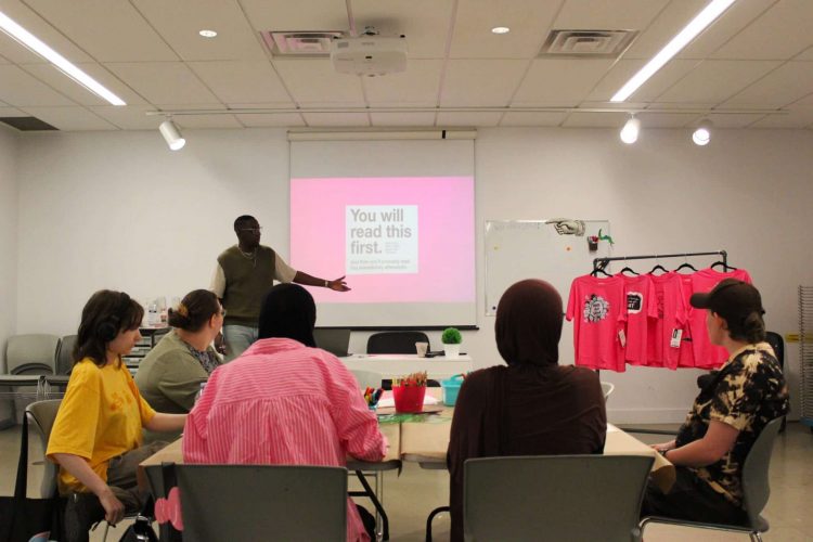 Andy teaching the participants