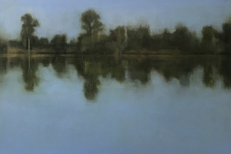 Erin Robertson, Que Sera, 2019, huile sur toile, 139,7 x 223,52 cm