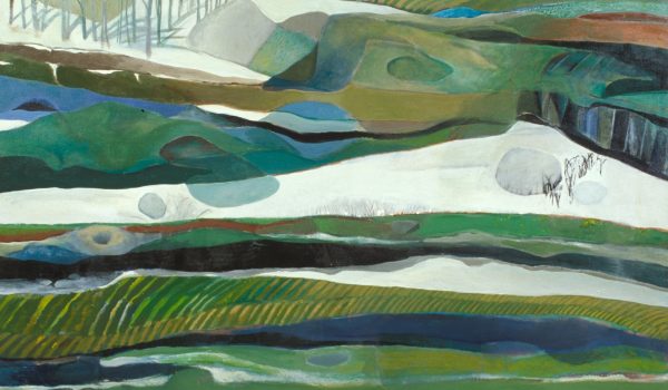 Ghitta Caiserman, Seasons of Life, 1982, oil on canvas. Firestone Collection of Canadian Art, the Ottawa Art Gallery. Donated to the City of Ottawa by the Ontario Heritage Foundation.