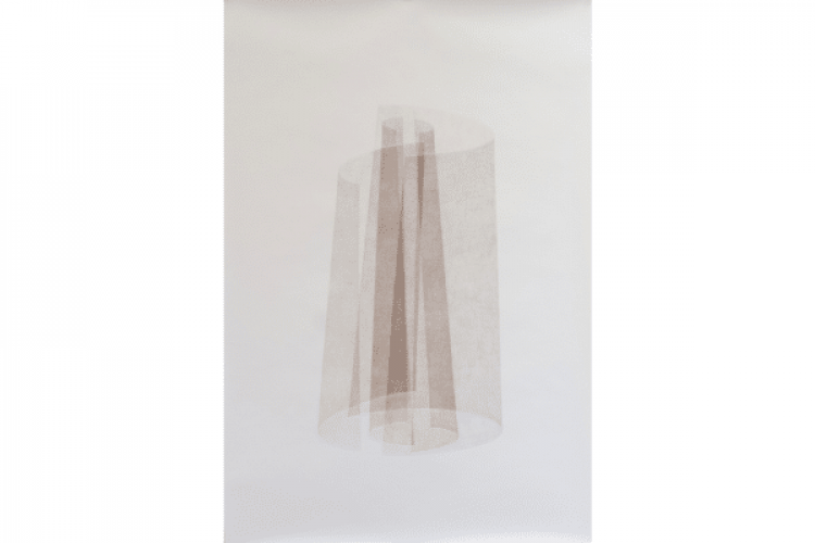 Mina Moshajjari, Coexisting: Inviting and Withholding, from the Coexisting Series, 2026, pencil crayon on paper. Courtesy of the artist.