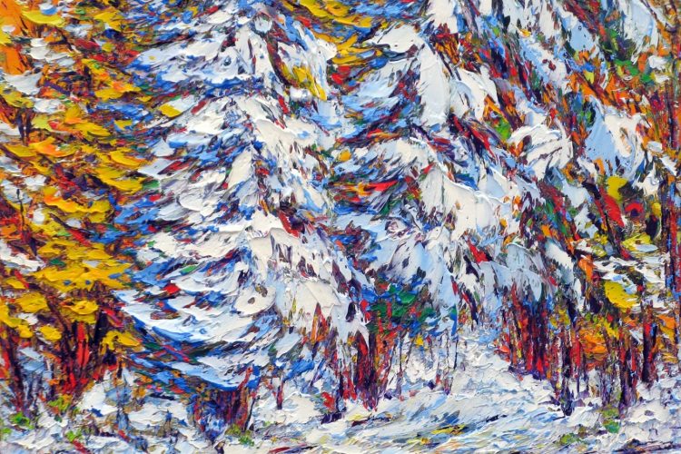 Margaret Chwialkowska, Abundance, huile sur toile, 35,5 cm x 46 cm, 475 $