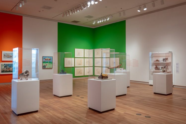 Russell Yuristy: The Inside of Elephants and All Kinds of Things, installation view, Ottawa Art Gallery, 2020. Photo: Justin Wonnacott
