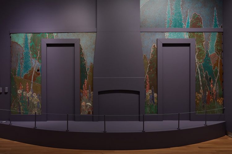 Installation view of A Family Palette: Frances-Anne Johnston, Franz Johnston, and Franklin Arbuckle, an exhibition at the Ottawa Art Gallery (September 10, 2022 – February 5, 2023), curated by Rebecca Basciano. Photo: Rémi Thériault.