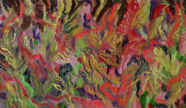Tavi Weisz, Desire to Remember, oil, oil stick and charcoal on panel, 46×25 cm, $900 Tavi Weisz, Desire to Remember, oil, oil stick and charcoal on panel, 46x25 cm, $900