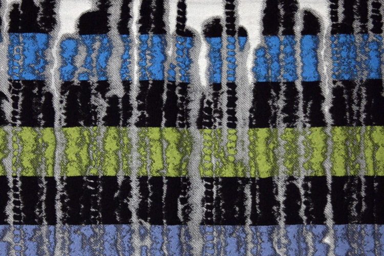 seatoseatoseatosky translation series, 2013, jacquard weaving, wool and thread. Detail photo: Leah Decter.